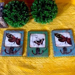 New butterfly pictures! I’m selling 3 as a set ! Already to hang on your walls